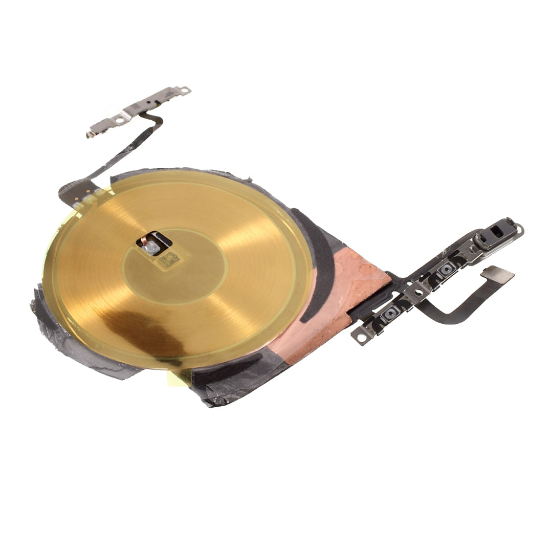 For iPhone 12 6.1 inch/12 Pro 6.1 inch Wireless Charging Power On/Off and Volume Buttons Flex Cable Replacement Part (without Logo) For iPhone 12 6.1 inch/12 Pro 6.1 inch Wireless Charging Power On/Off and Volume Buttons Flex Cable Replacement Part (without Logo)